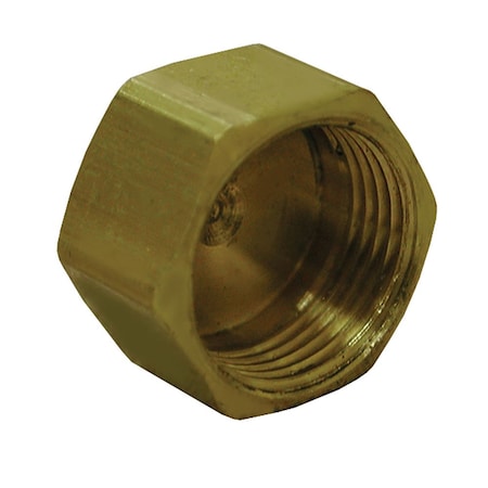 Jones Stephens 1/2in. Brass Compression Cap C74147LF